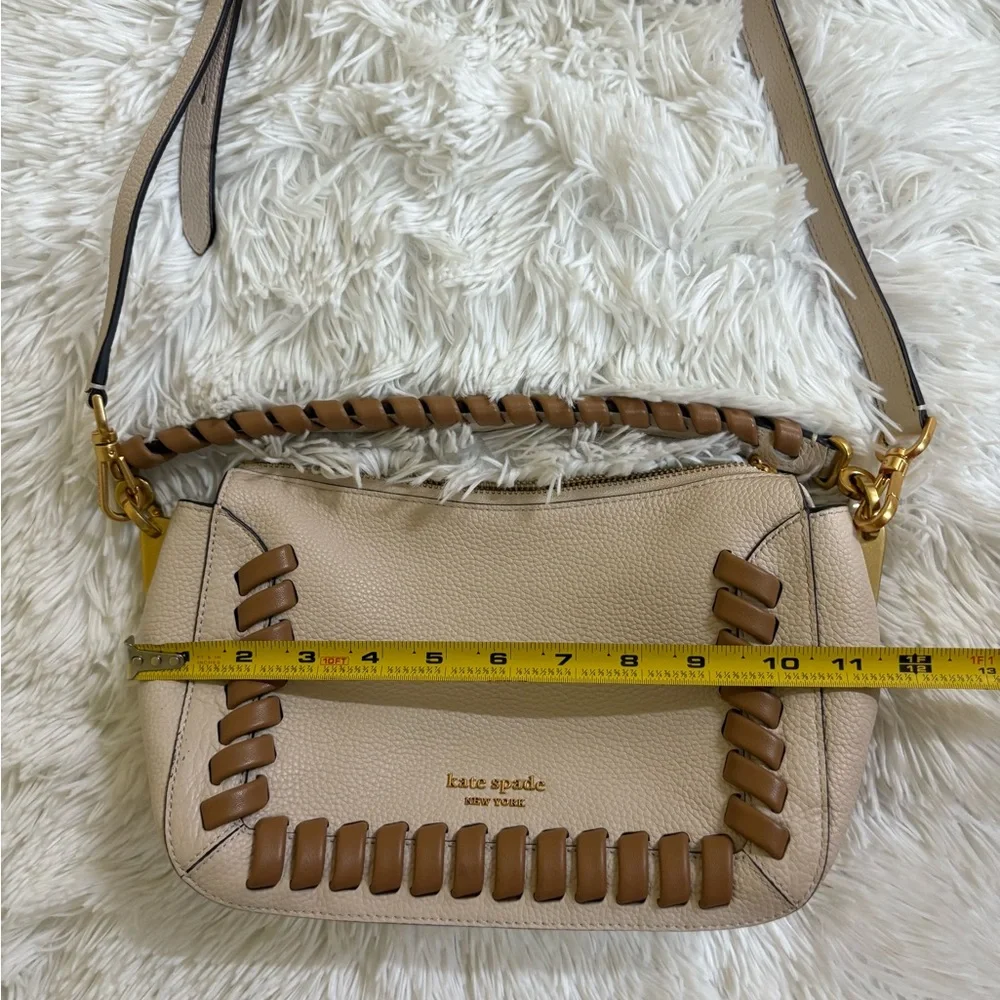 Kate Spade Cream and Brown Crossbody Bag